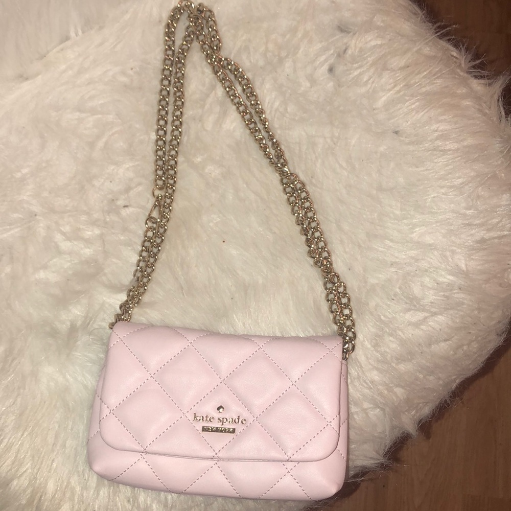 kate spade mini quilted clutch